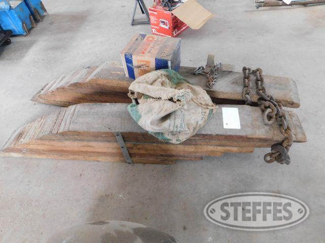 Wooden Ramps, Tire Chains & Log Chains